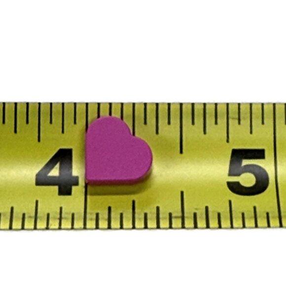 NEW LEGO 1x1 Dark Pink Heart Shaped Flat Smooth Tiles Part # 39739 100 QTY Love - Picture 5 of 6